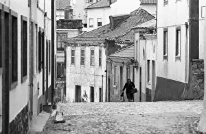 Mature Prints: Old woman, Ericeria, Portugal - 2