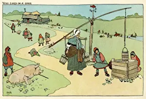 There was an old woman who lived in a shoe
