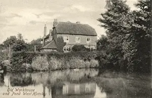 Old Workhouse and Pond, West Horsley, Surrey