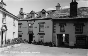 Cobblestone Prints: The Olde Red Lion Pub in Hawkshead