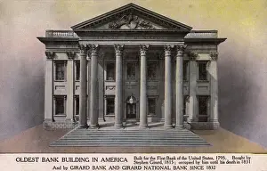 Bank Prints: Oldest Bank Building in America - Pennsylvania