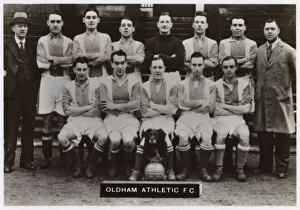 Images Dated 27th June 2017: Oldham Athletic FC football team 1936
