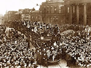 Oldham Prints: Oldhams first tram early 1900's