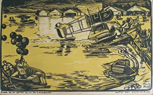 Aerien Prints: ɣole de tir aerien du lac de Cazeaux - Tir sur ballonars
