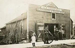 Ole. Tonnesen, blacksmith and wagon shop