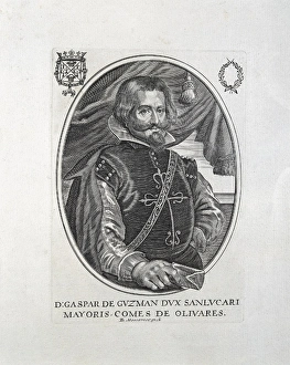 Absolutism Gallery: OLIVARES, Gaspar de Guzmᮬconde-duque de (1587-1645)