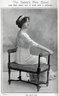 Boudoir Prints: Olive May, actress and Gaiety Girl (1886-1947)