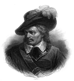 Oliver Prints: Oliver Cromwell in Hat