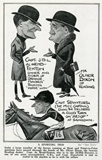 Trainer Collection: Oliver Dixon, Cpt. de Wend-Fenton and Cpt. Stanyforth