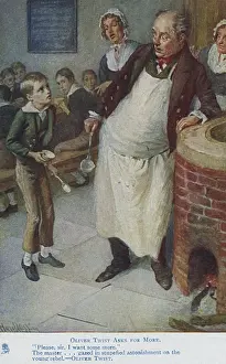 Characters Prints: Oliver Twist asks for more - Charles Dickens