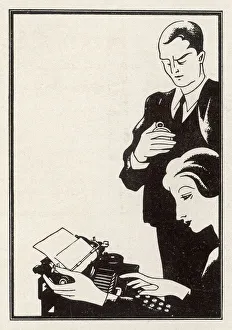 Secretary Gallery: Olivetti Advert 1932
