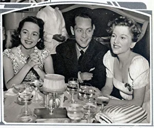 Olivia de Havilland, Franchot Tone and Joan Fontaine