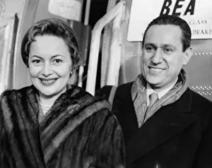 Olivia Prints: Olivia de Havilland and husband