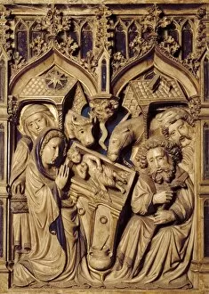 Altar Piece Gallery: OLLER, Pere (15th century). Altarpiece of Saint