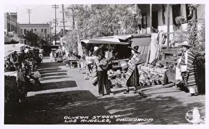 Olvera Street, Los Angeles, California, USA