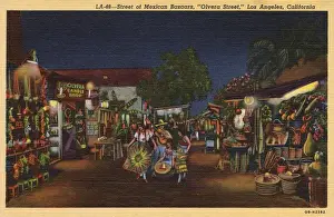 Olvera Street, Los Angeles, California, USA