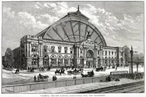 Images Dated 19th January 2021: 'Olympia', the new national agricultural hall, West Kensington