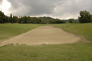 Images Dated 6th June 2007: Olympia Stadium. Olympia. Ilia Province. Peloponnese region