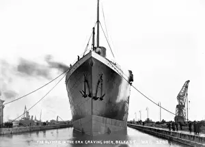 The Olympic in the Era Graving Dock, Belfast