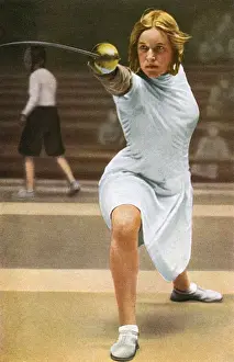 Angeles Prints: Olympics / 1932 / Fencing