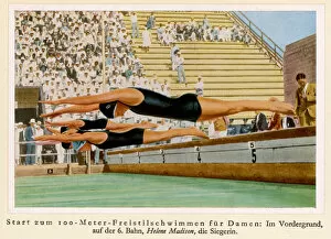 Olympic Games Gallery: Olympics / 1932 / Swimming