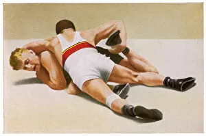 Olympic Games Gallery: Olympics / 1932 / Wrestling