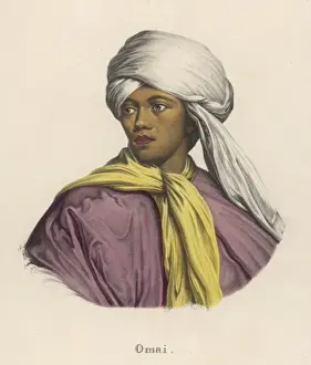 1776 Prints: Omai from Tahiti