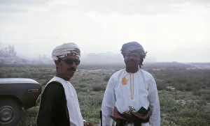 Sultanate Collection: Omani elders in traditional dress