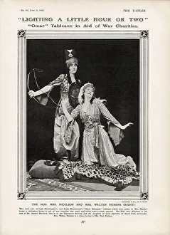 Sackville Prints: Omar tableaux in aid of war charities, 1916