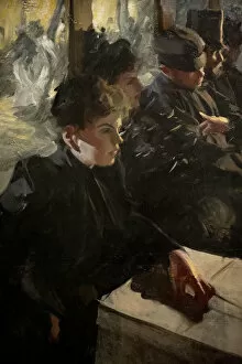 Images Dated 11th July 2015: Omnibus I, 1895 or 1892, by Anders Zorn