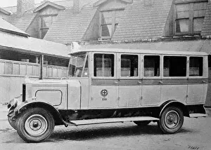Londons Prints: An omnibus operated by London's Metropolitan Asylums Board from around1924 to transport convalescent