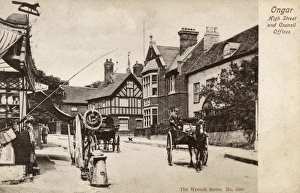 Images Dated 6th April 2011: Ongar, Essex - High Street and Council Offices