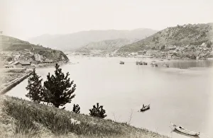 Onomichi, Bingo, waterway and town. Japan