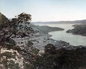 Inland Prints: Onomichi and inland sea Japan circa 1880s. Date: circa 1880s