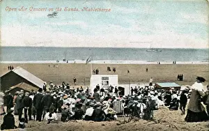Mablethorpe Prints: Open Air Concert, The Sands, Mablethorpe, England