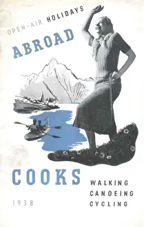 Canoeing Prints: Open Air Holidays Abroad, with Cooks