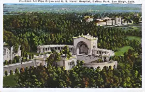 Open Air Pipe Organ, Balboa Park, San Diego, California, USA