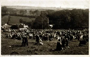 Open Air Service at St. Brendan's, Kirk Braddan, Isle of Man