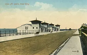 Waterfront Prints: Open Air Swimming Baths - West Kirby, Wirral, Merseyside