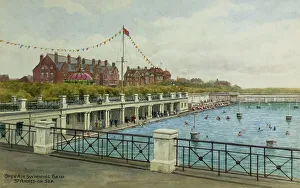 Open air swimming pool, St Annes on Sea, Lancashire