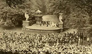 Open air theatre in the deer park, Copenhagen, Denmark