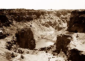Kimberley Prints: An open-cast mine in Kimberley, South Africa