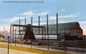 Freight Prints: Open Hearth Furnaces, National Tube Co. Lorain, Ohio, USA