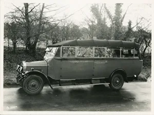 Single Decker Prints: Open-top single-decker bus, Eagle