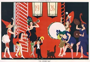 Trombone Prints: The Opening Bar by Blam New Year celebrations