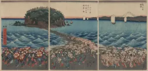 Opening celebration of Benzaiten Shrine at Enoshima in Soshu