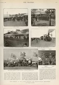 Images Dated 24th November 2016: Opening of the Congo railway, page from The Graphic