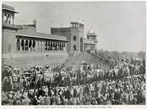 Images Dated 29th July 2021: The opening days of the coronation ceremonies to mark the Emperor of India with Edward