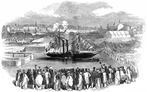 Thousands Prints: Opening of the docks at Birkenhead
