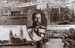 Images Dated 1st June 2018: Opening of the Franco-British Exhibition - May 1908